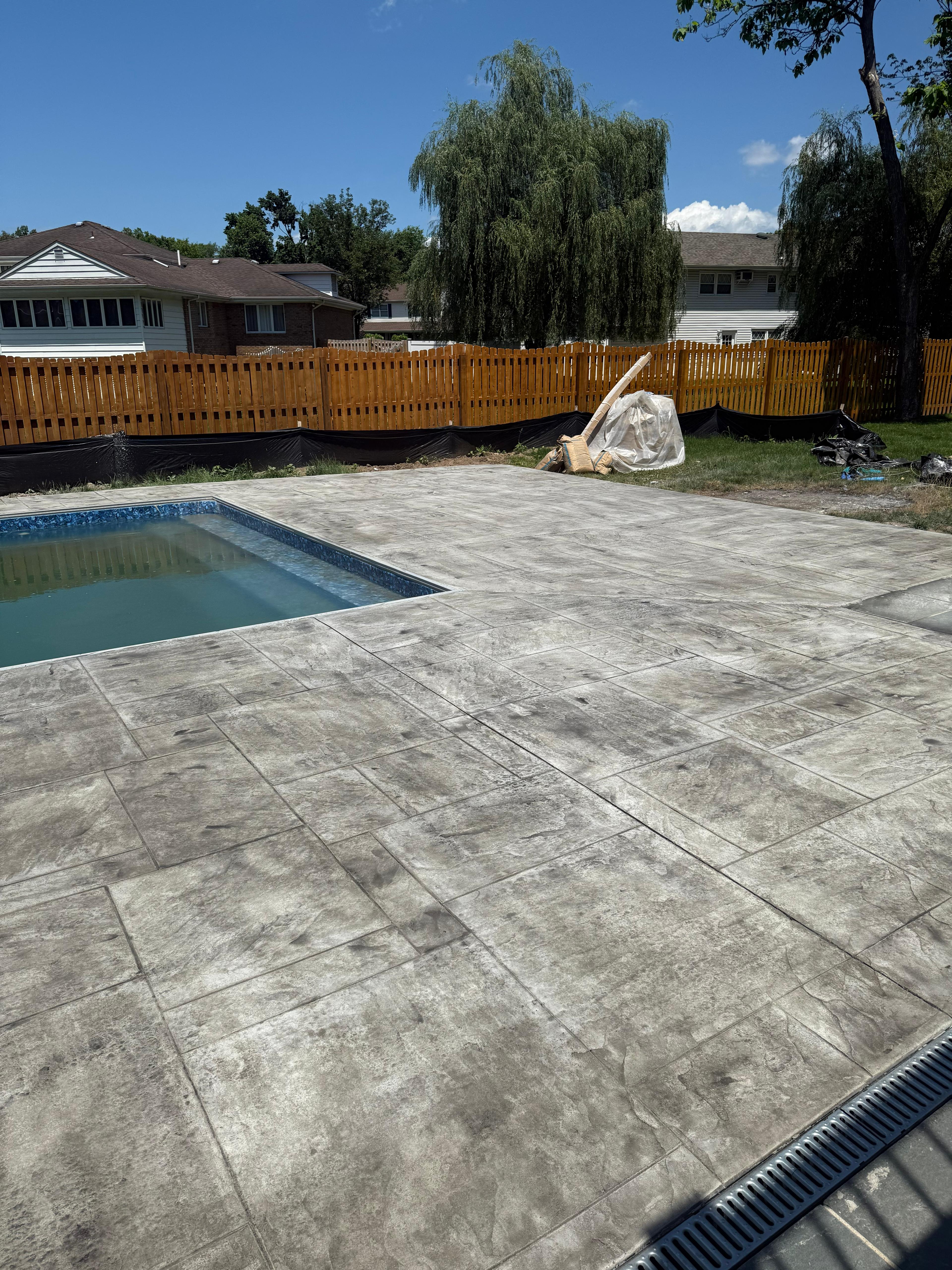 Large Patio Installation